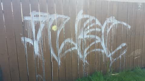 Graffiti, a report photo
