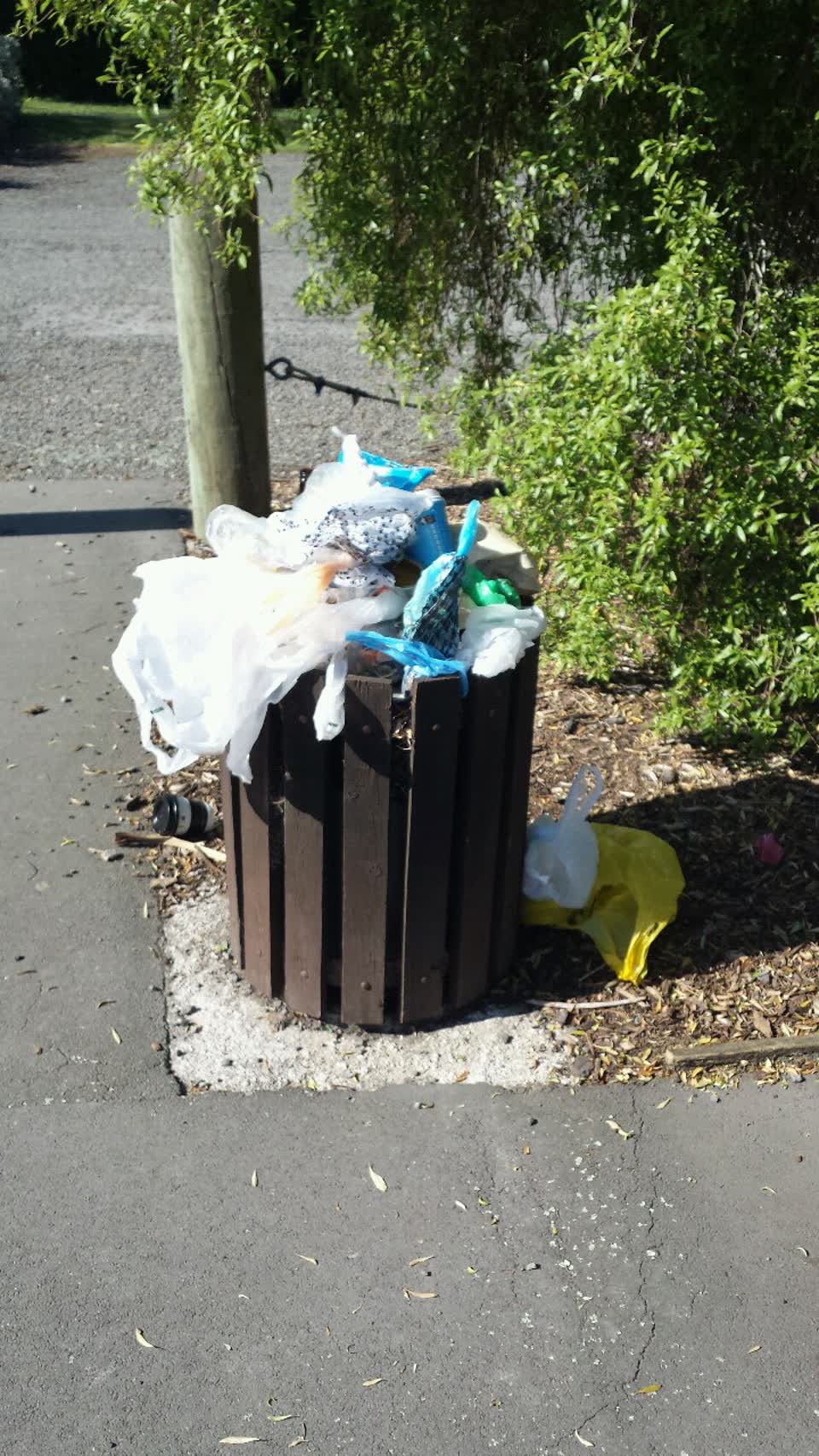 The photograph attached to this rubbish/recycling report