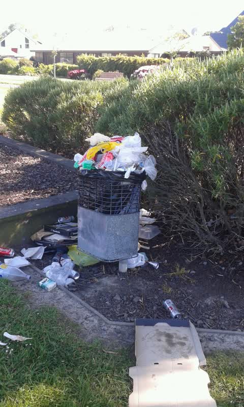 Rubbish/Recycling, a report photo