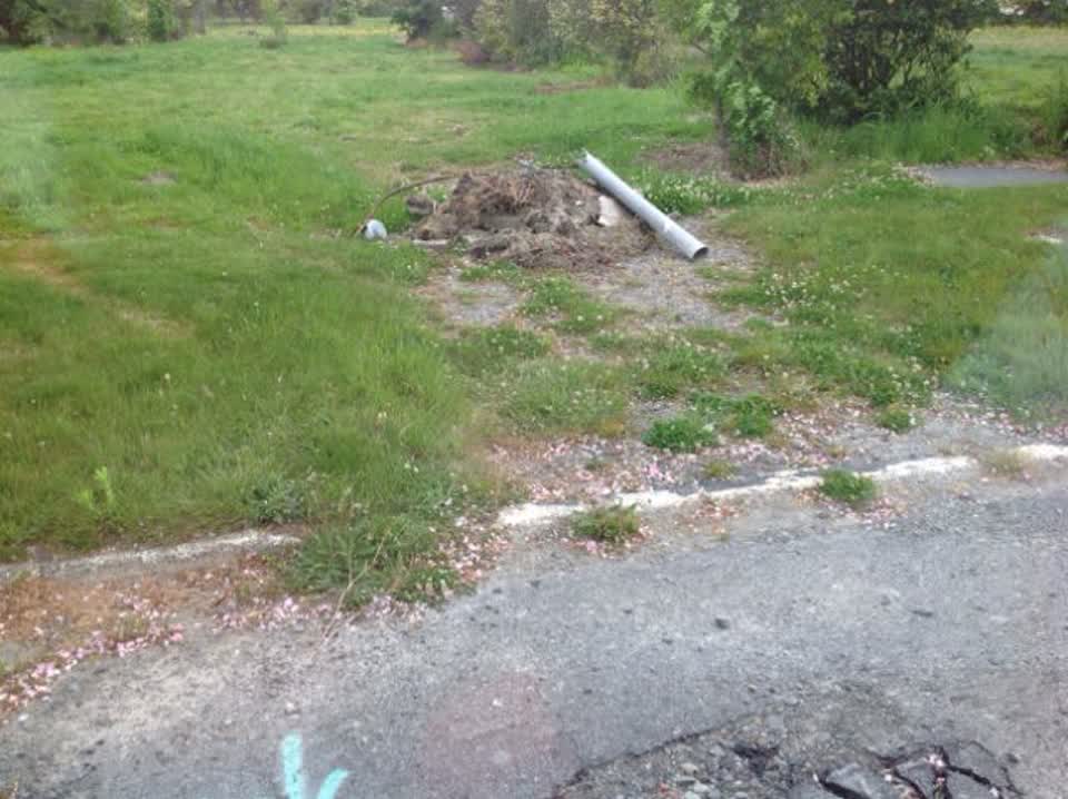 The photograph attached to this rubbish/recycling report