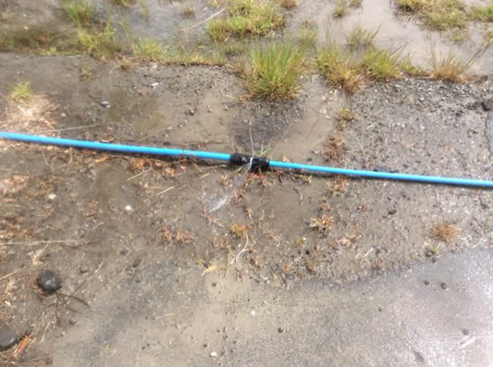 The photograph attached to this water supply report