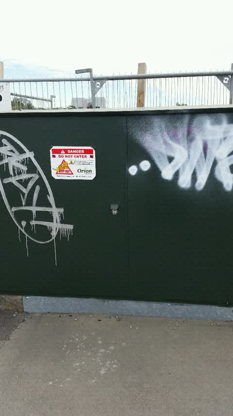 Graffiti, a report photo