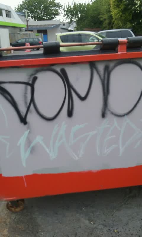 Graffiti, a report photo