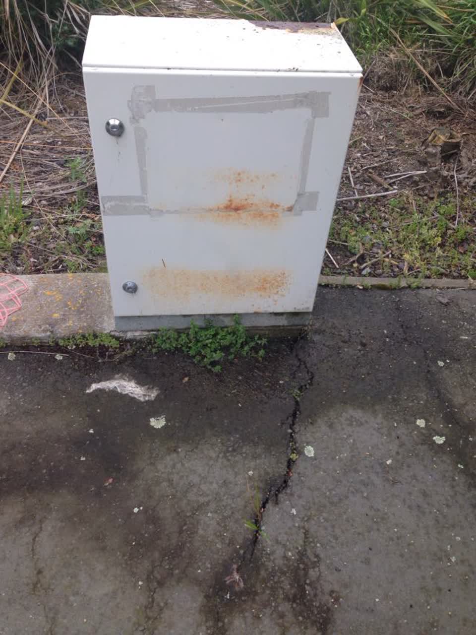 The photograph attached to this water supply report