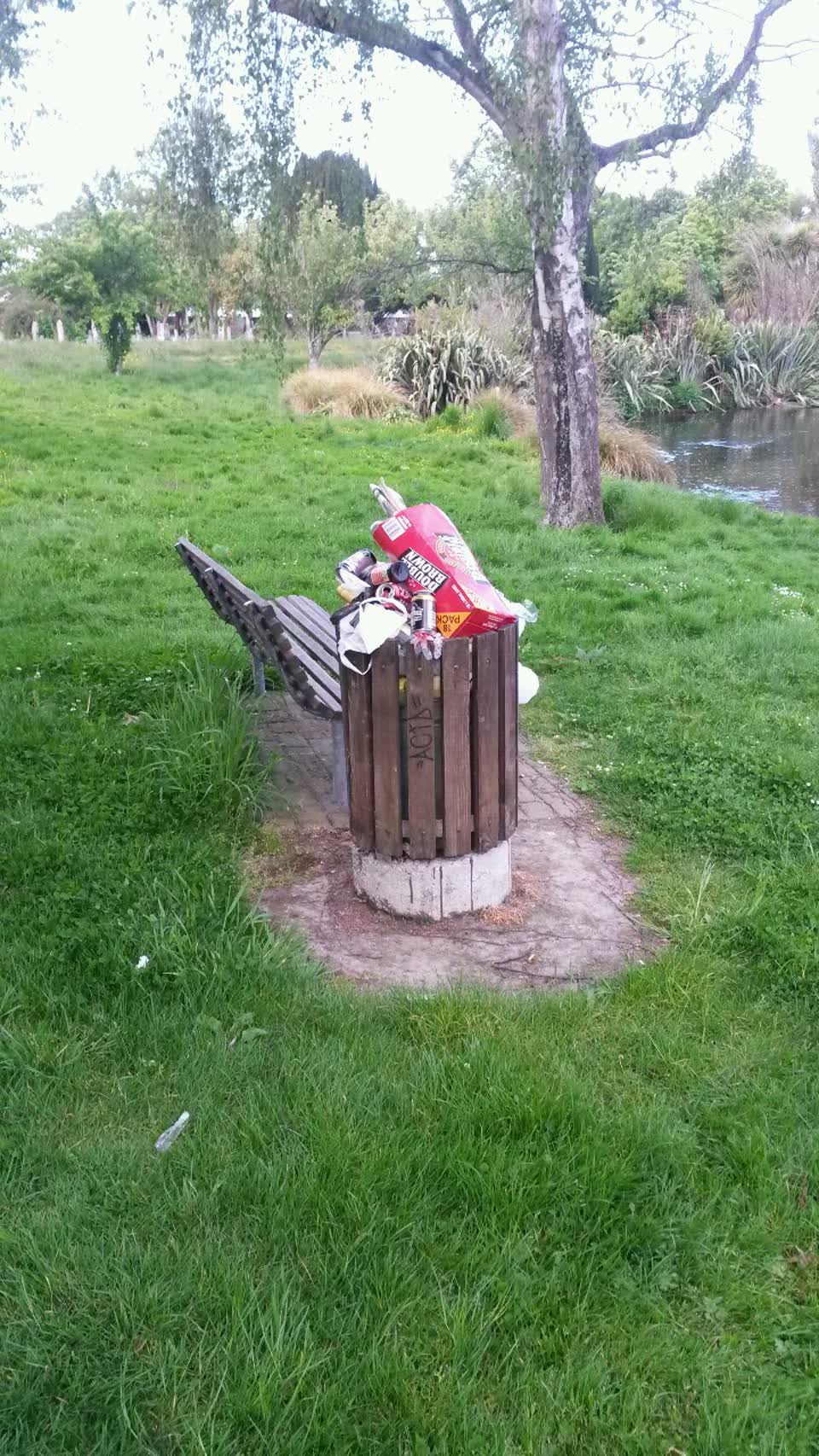 The photograph attached to this rubbish/recycling report