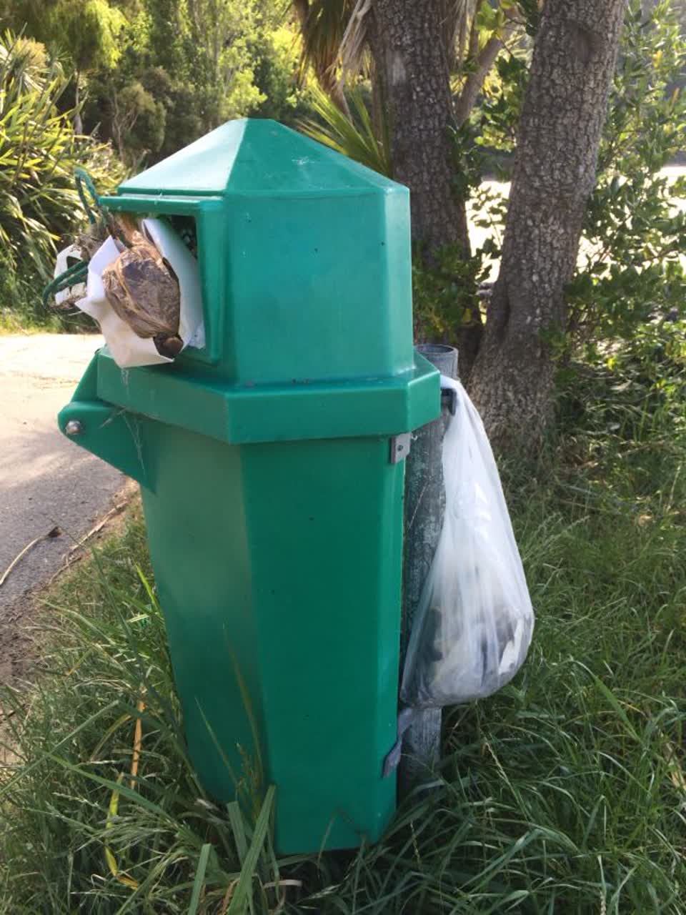 The photograph attached to this rubbish/recycling report