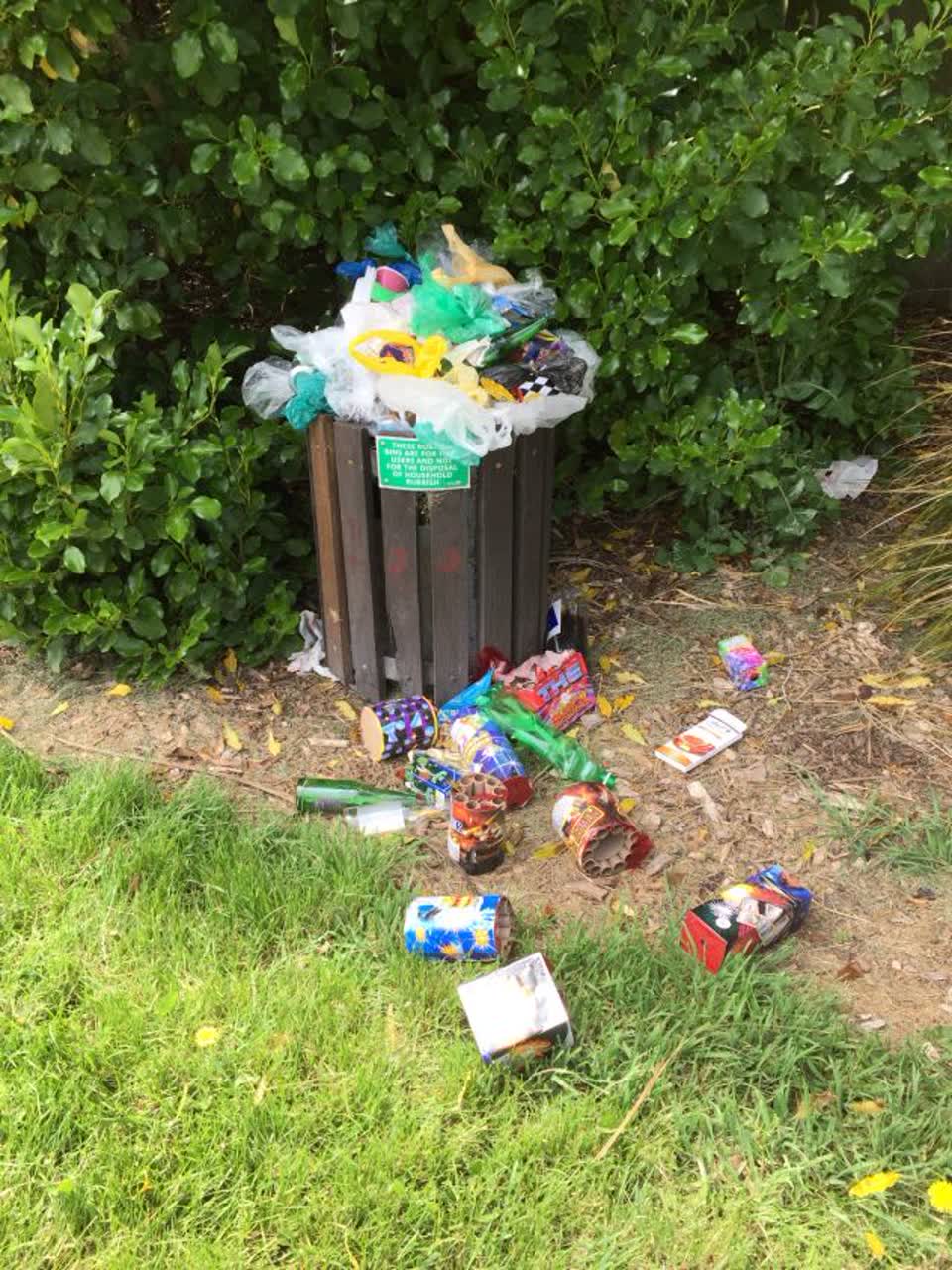 The photograph attached to this parks report
