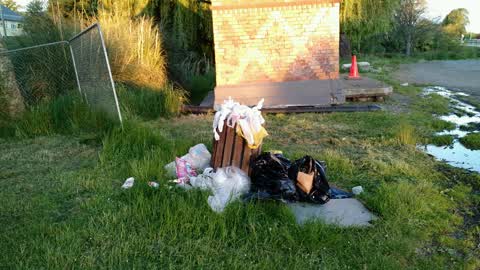Rubbish/Recycling — a report photo