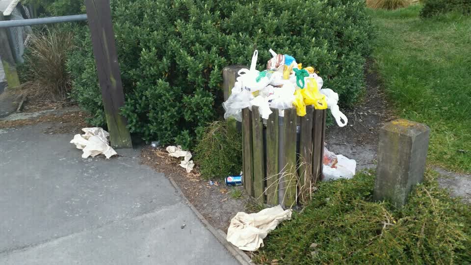 The photograph attached to this rubbish/recycling report