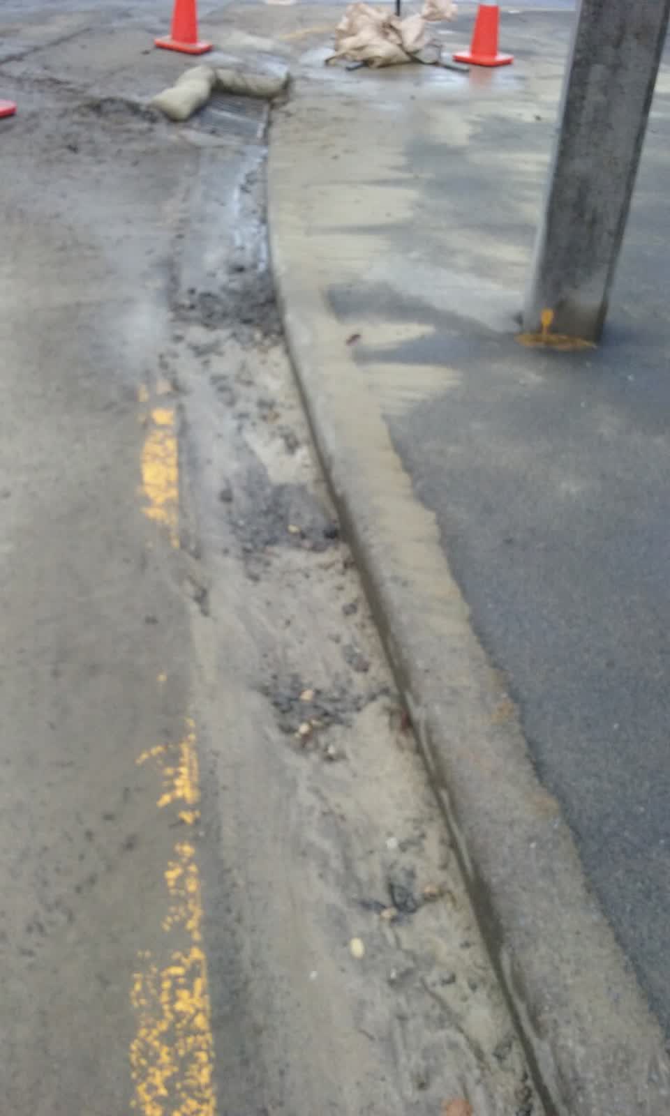 The photograph attached to this wastewater/stormwater report