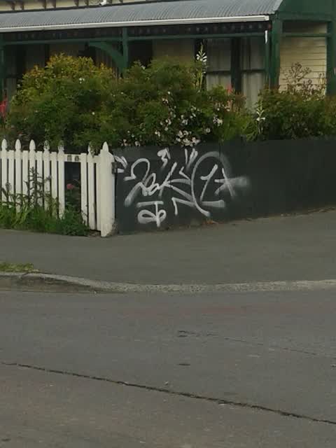 Graffiti, a report photo