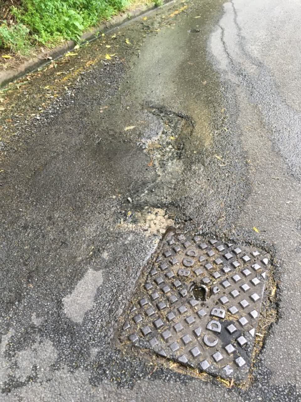 The photograph attached to this wastewater/stormwater report
