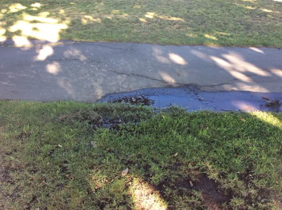 The photograph attached to this water supply report