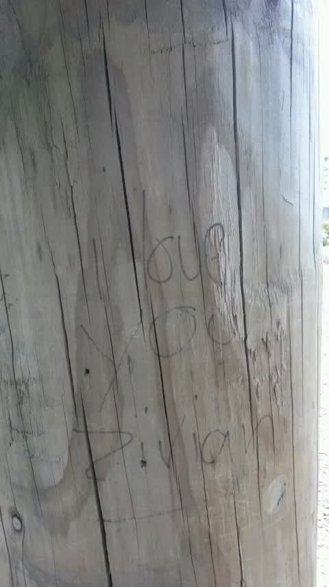 Graffiti, a report photo
