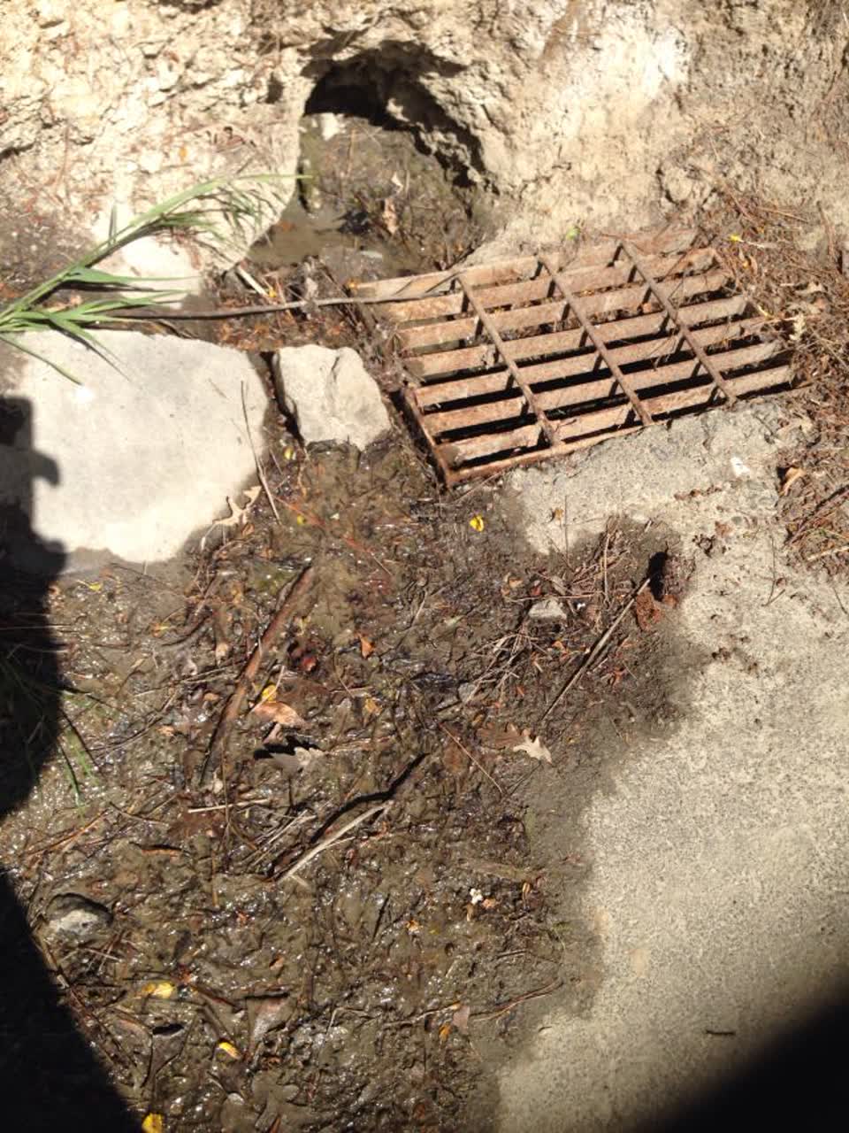 The photograph attached to this wastewater/stormwater report
