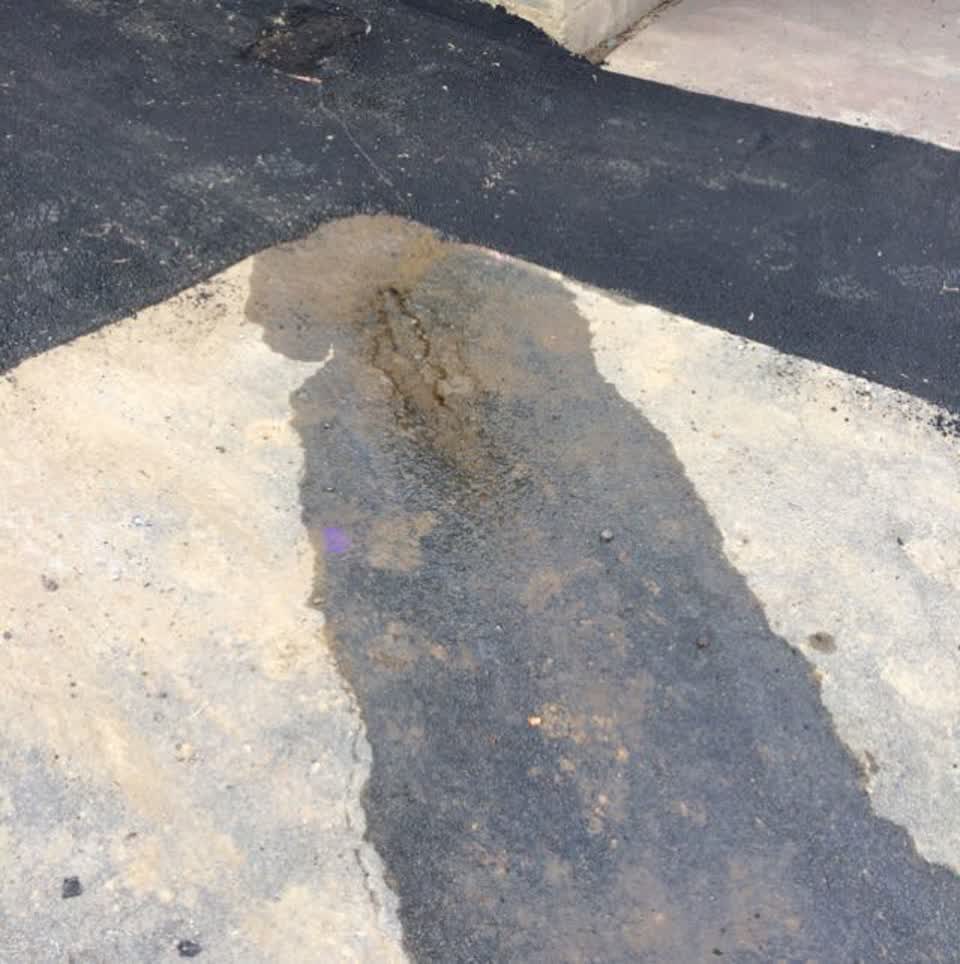 The photograph attached to this water supply report