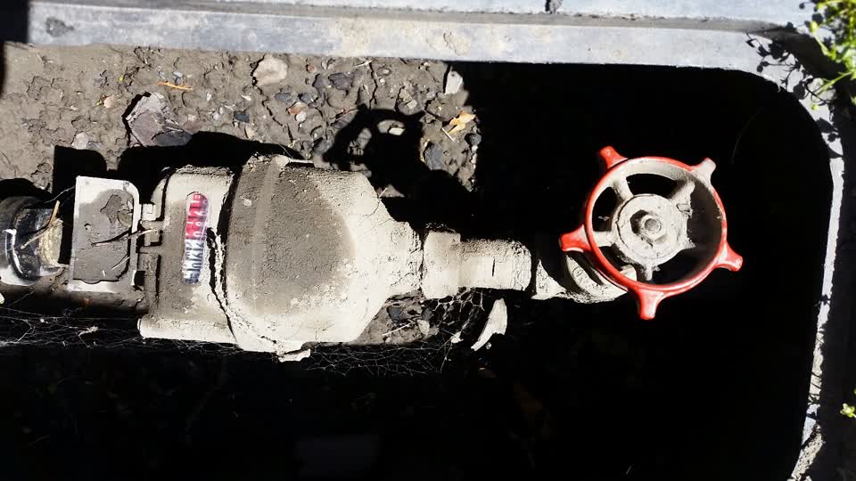 The photograph attached to this water supply report