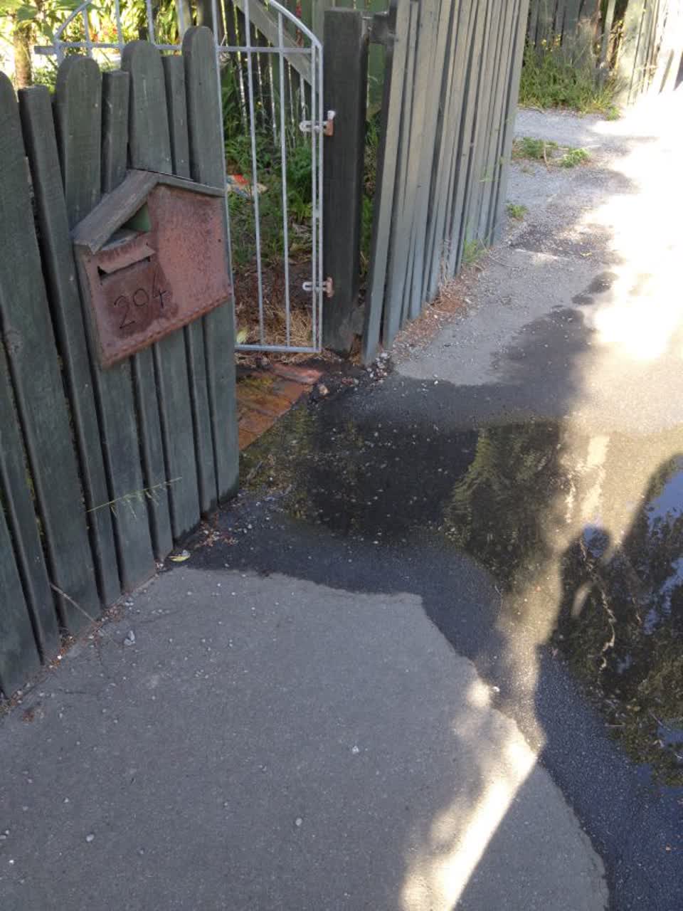 The photograph attached to this water supply report