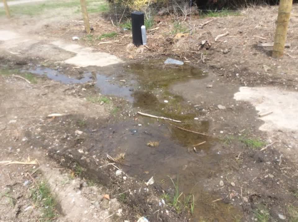 The photograph attached to this water supply report