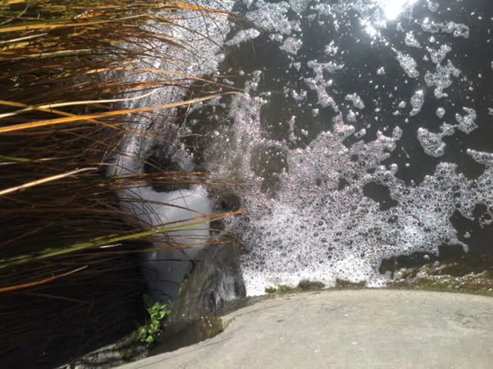 The photograph attached to this wastewater/stormwater report