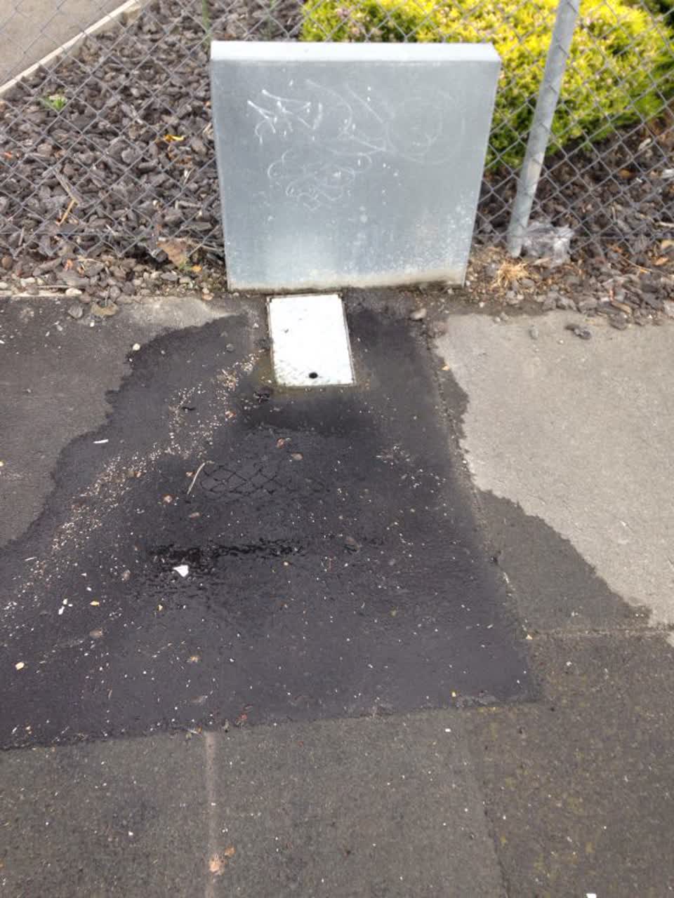 The photograph attached to this water supply report