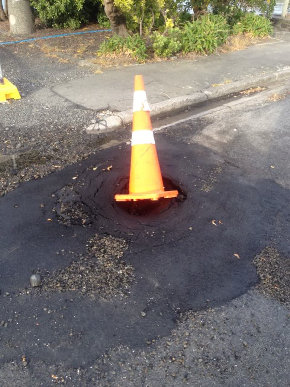 The photograph attached to this wastewater/stormwater report