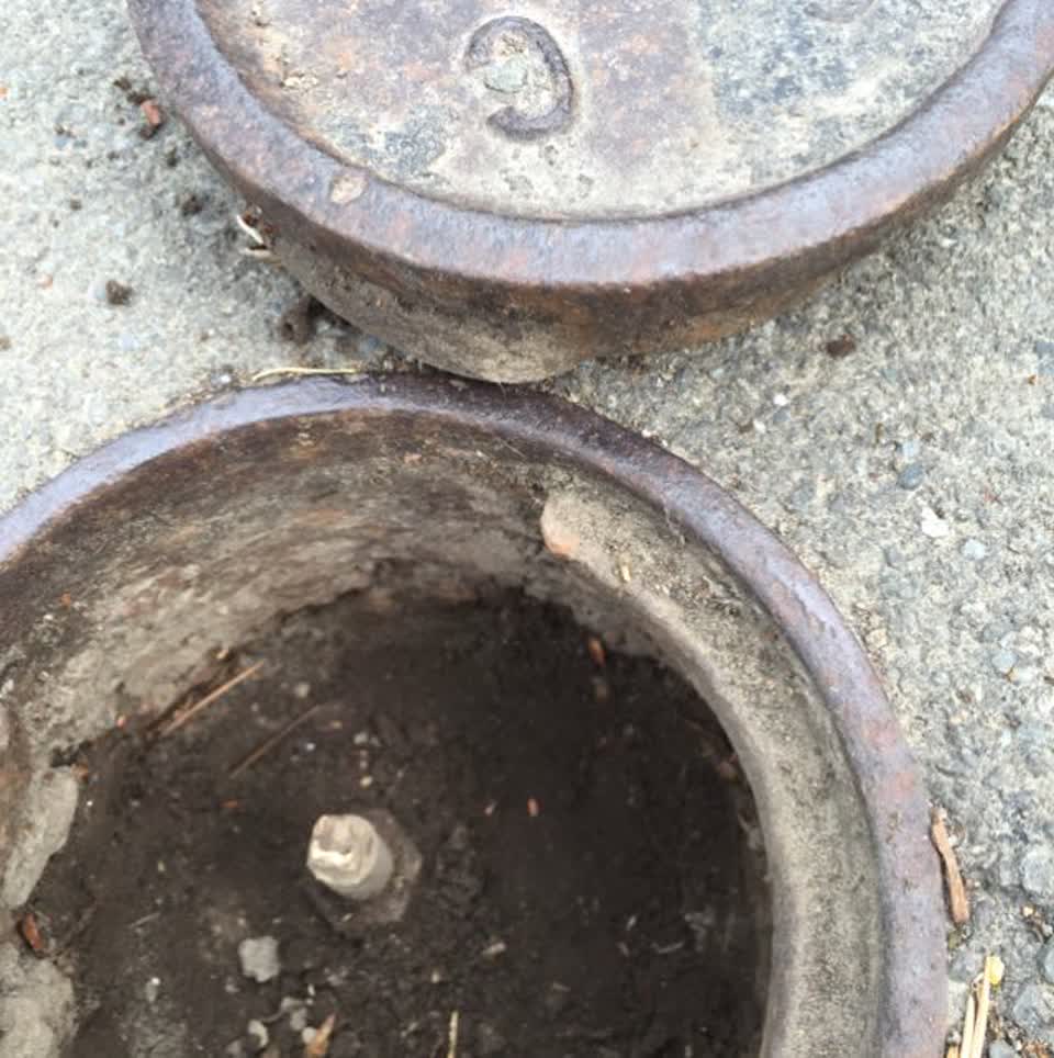 The photograph attached to this water supply report