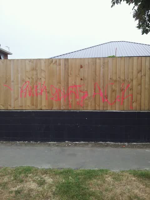 Graffiti, a report photo