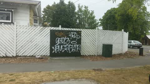 Graffiti, a report photo