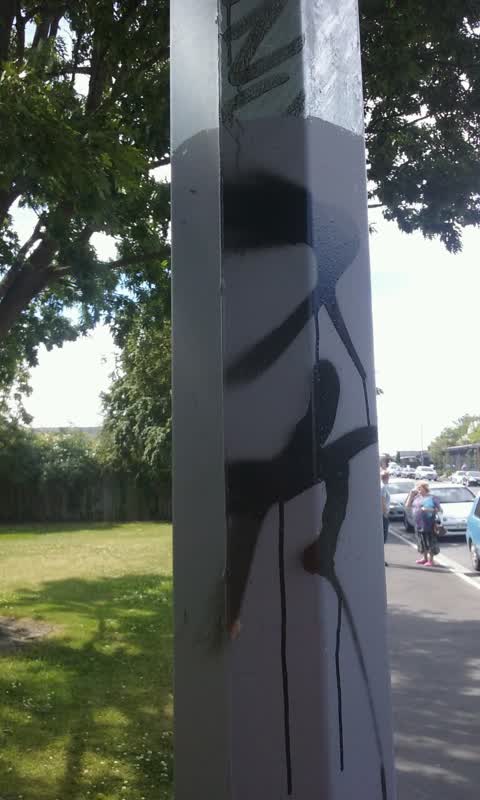 Graffiti, a report photo