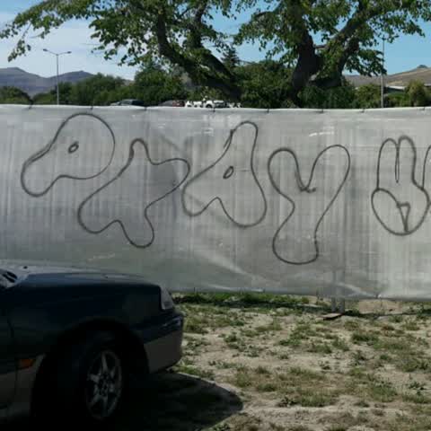 Graffiti, a report photo