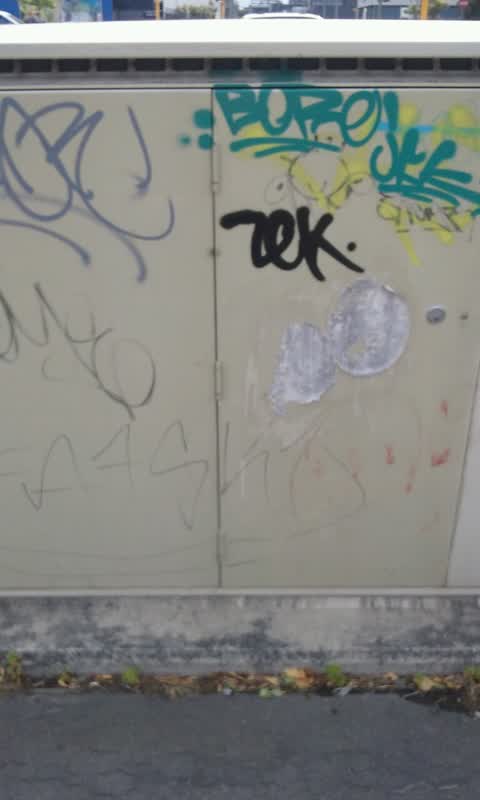 Graffiti, a report photo