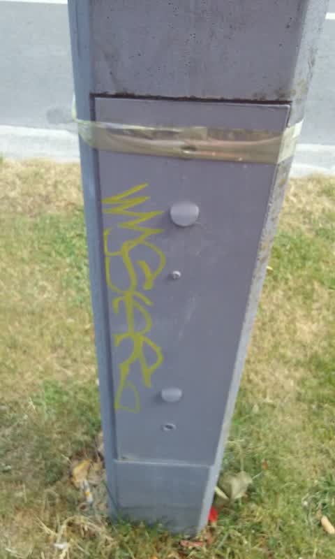 Graffiti, a report photo