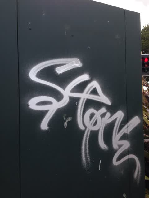 Graffiti, a report photo