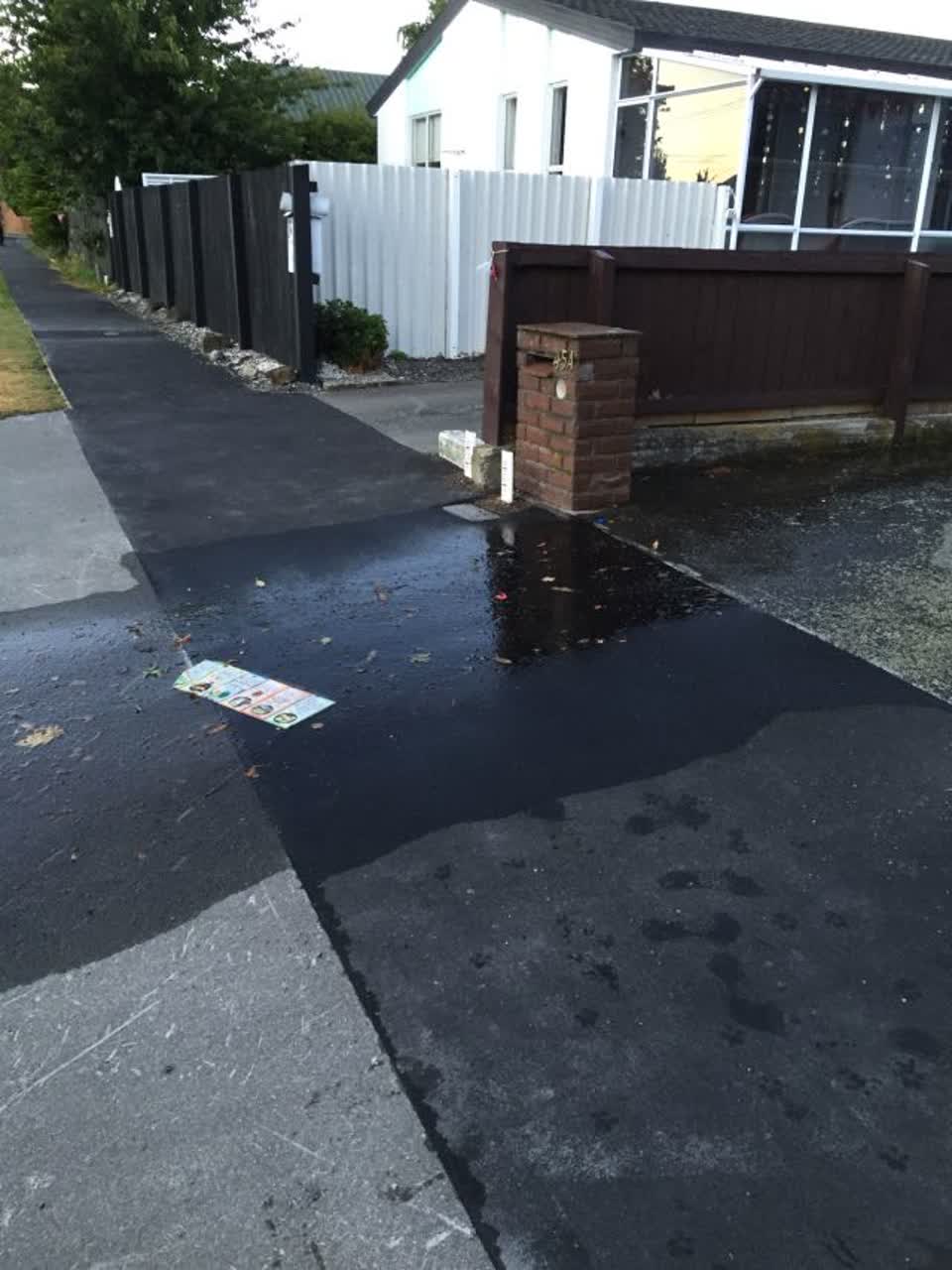 The photograph attached to this wastewater/stormwater report