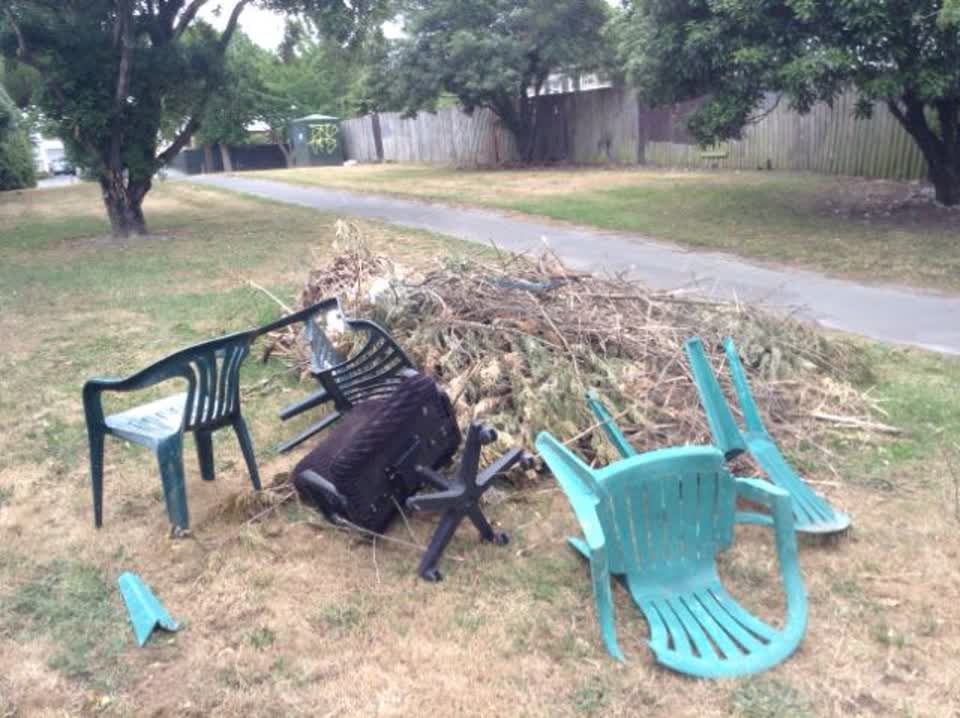The photograph attached to this parks report