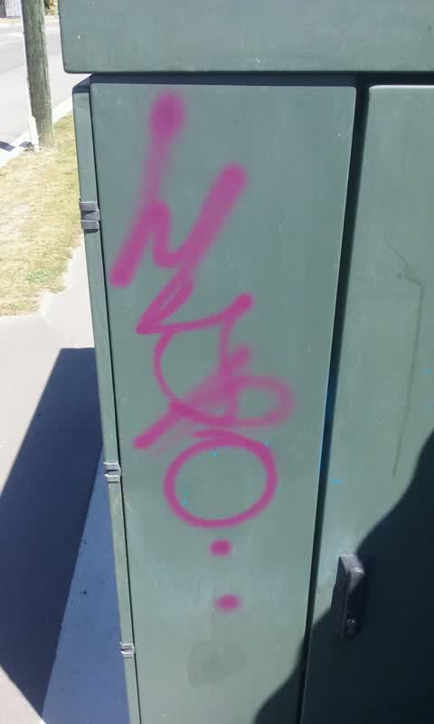 Graffiti, a report photo