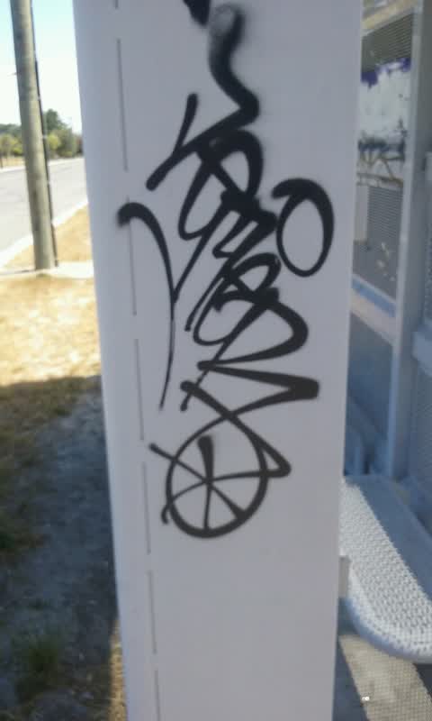 Graffiti, a report photo