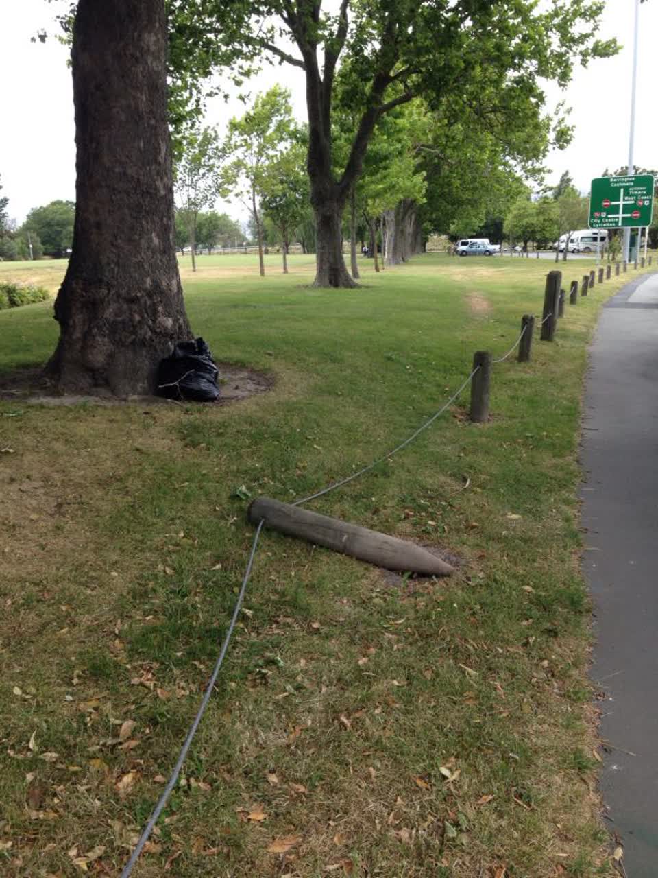 The photograph attached to this parks report