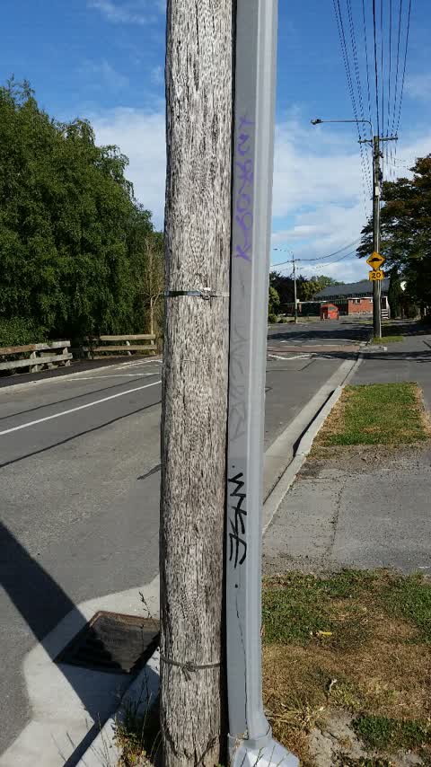Graffiti, a report photo