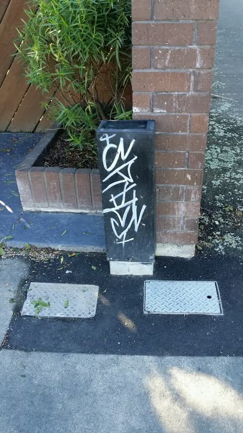Graffiti, a report photo