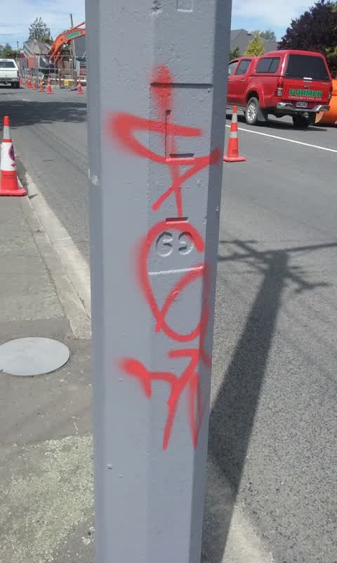 Graffiti, a report photo