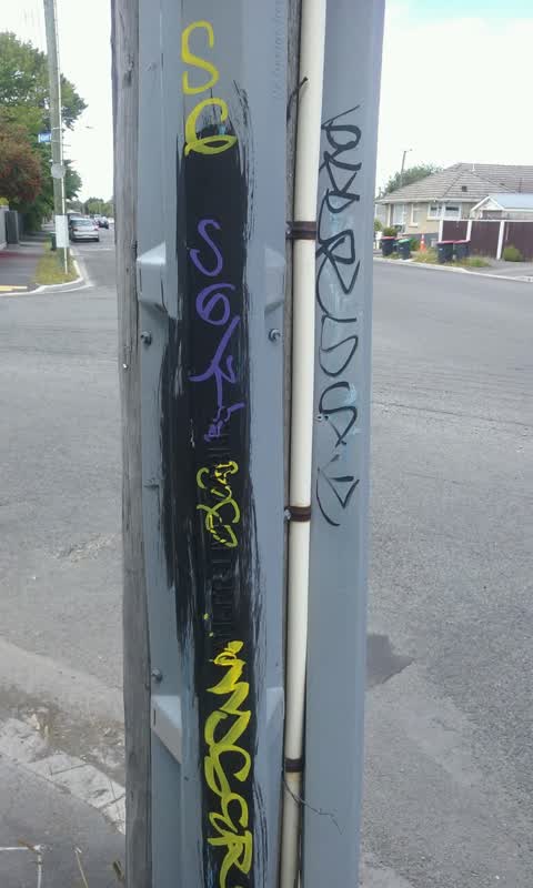 Graffiti, a report photo