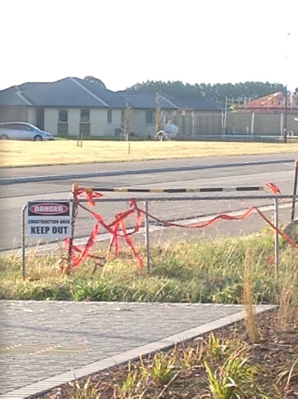 The photograph attached to this water supply report