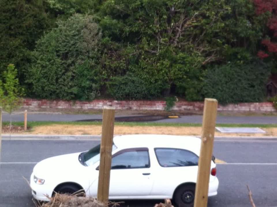 The photograph attached to this wastewater/stormwater report