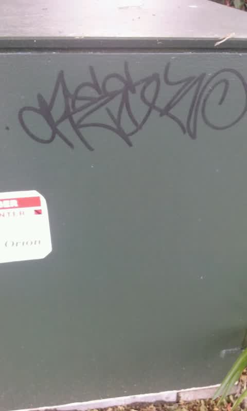 Graffiti, a report photo