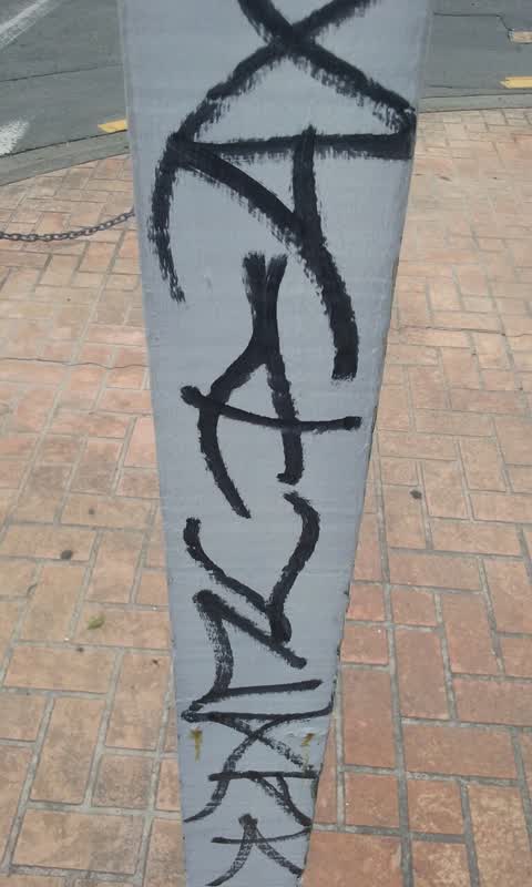 Graffiti, a report photo