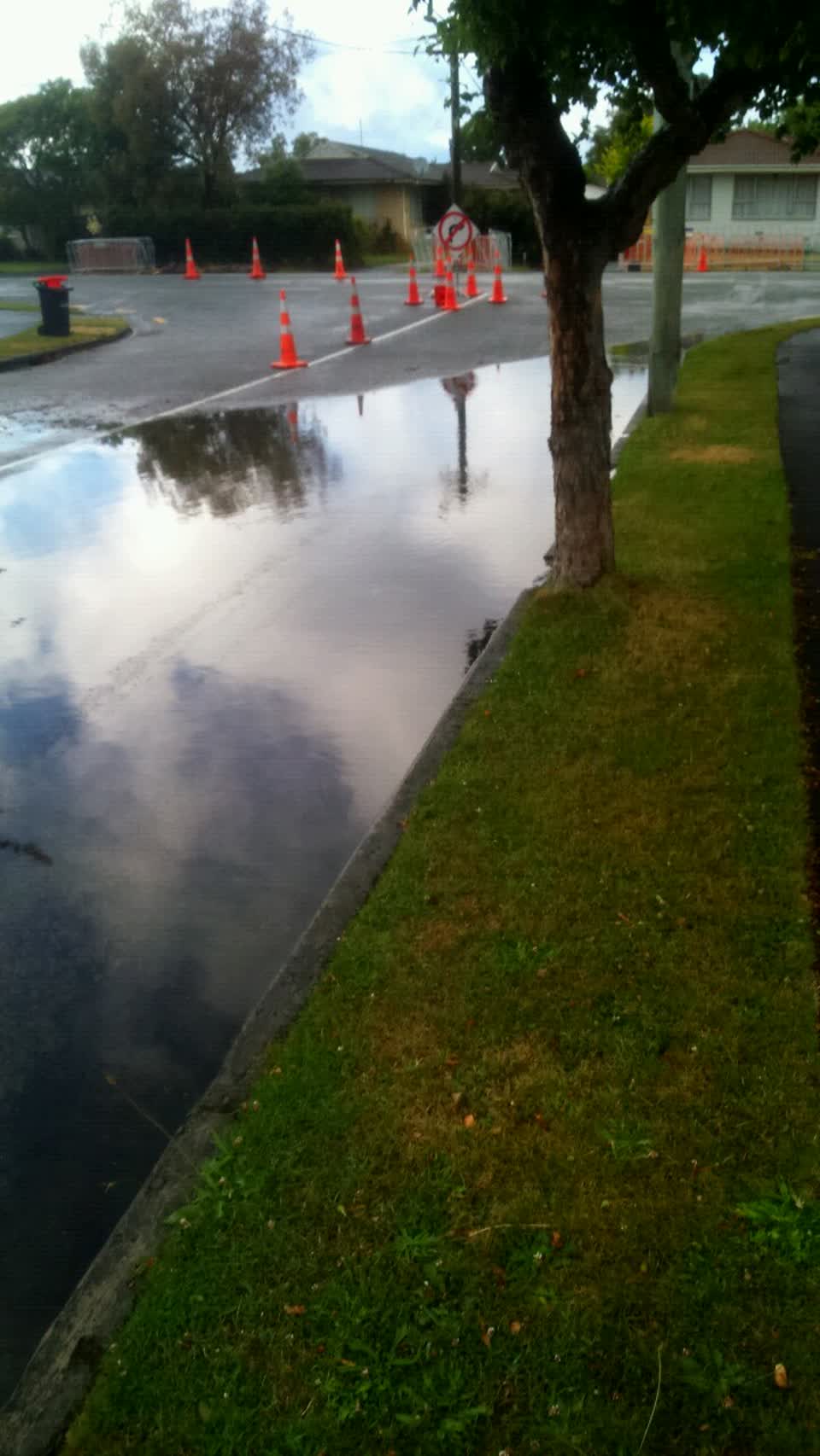 The photograph attached to this wastewater/stormwater report