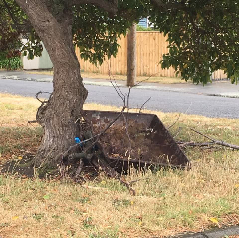 The photograph attached to this rubbish/recycling report