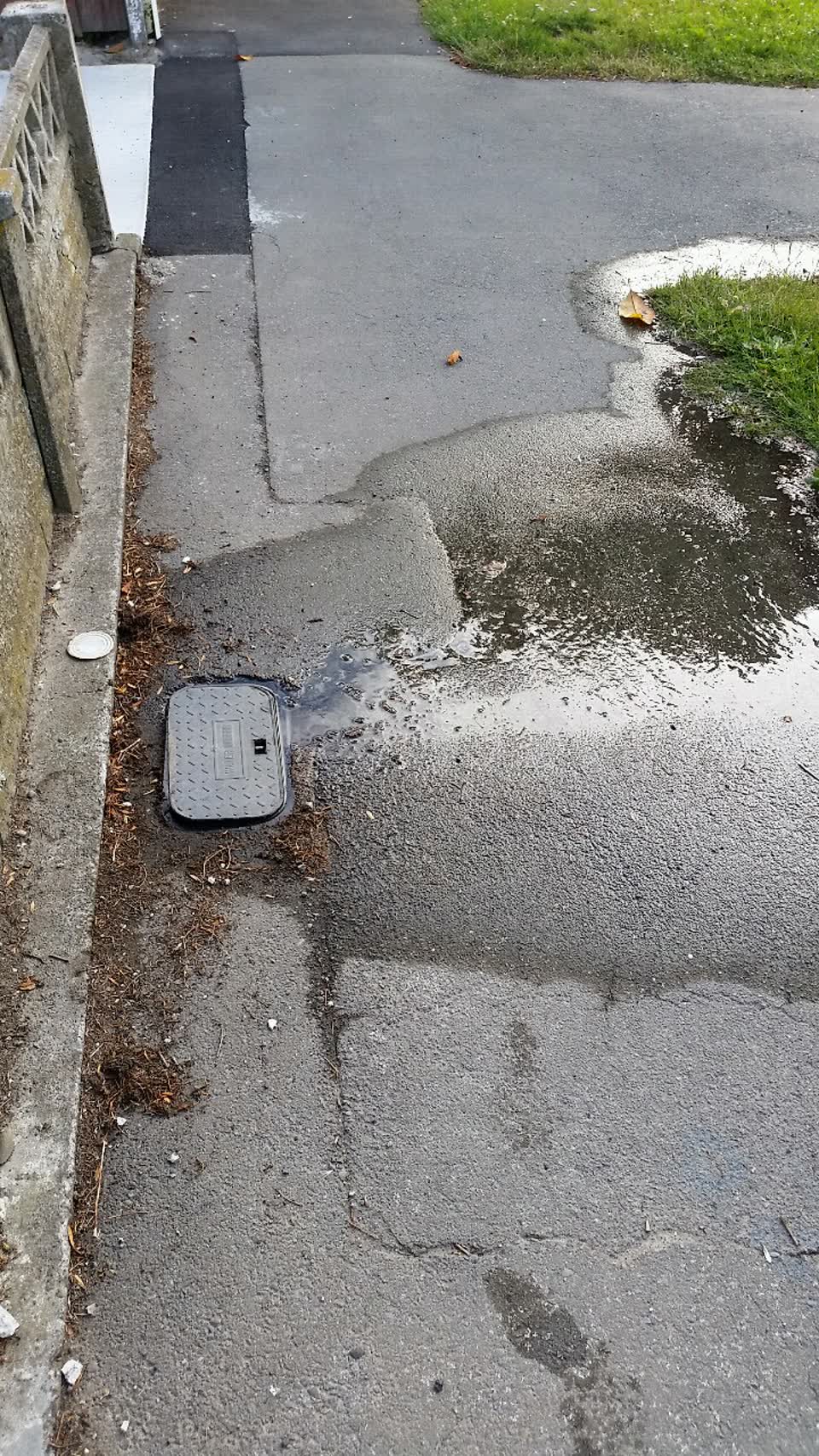 The photograph attached to this water supply report